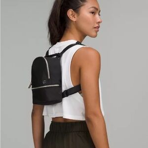 Lululemon Micro City Adventurer Black Backpack 3L